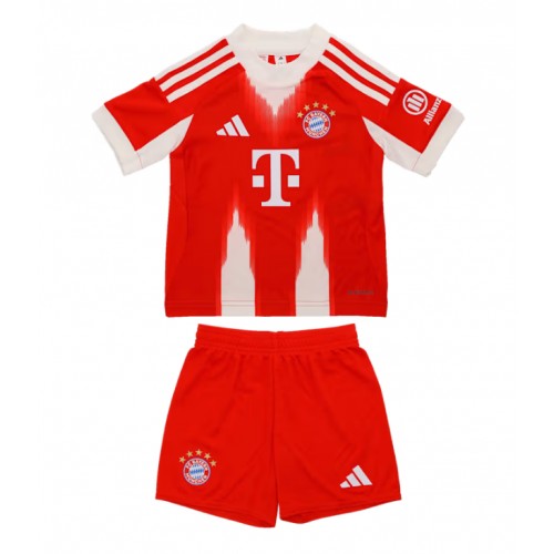 Bayern Munich Replika babykläder Hemmaställ Barn 2025-26 Kortärmad (+ korta byxor)